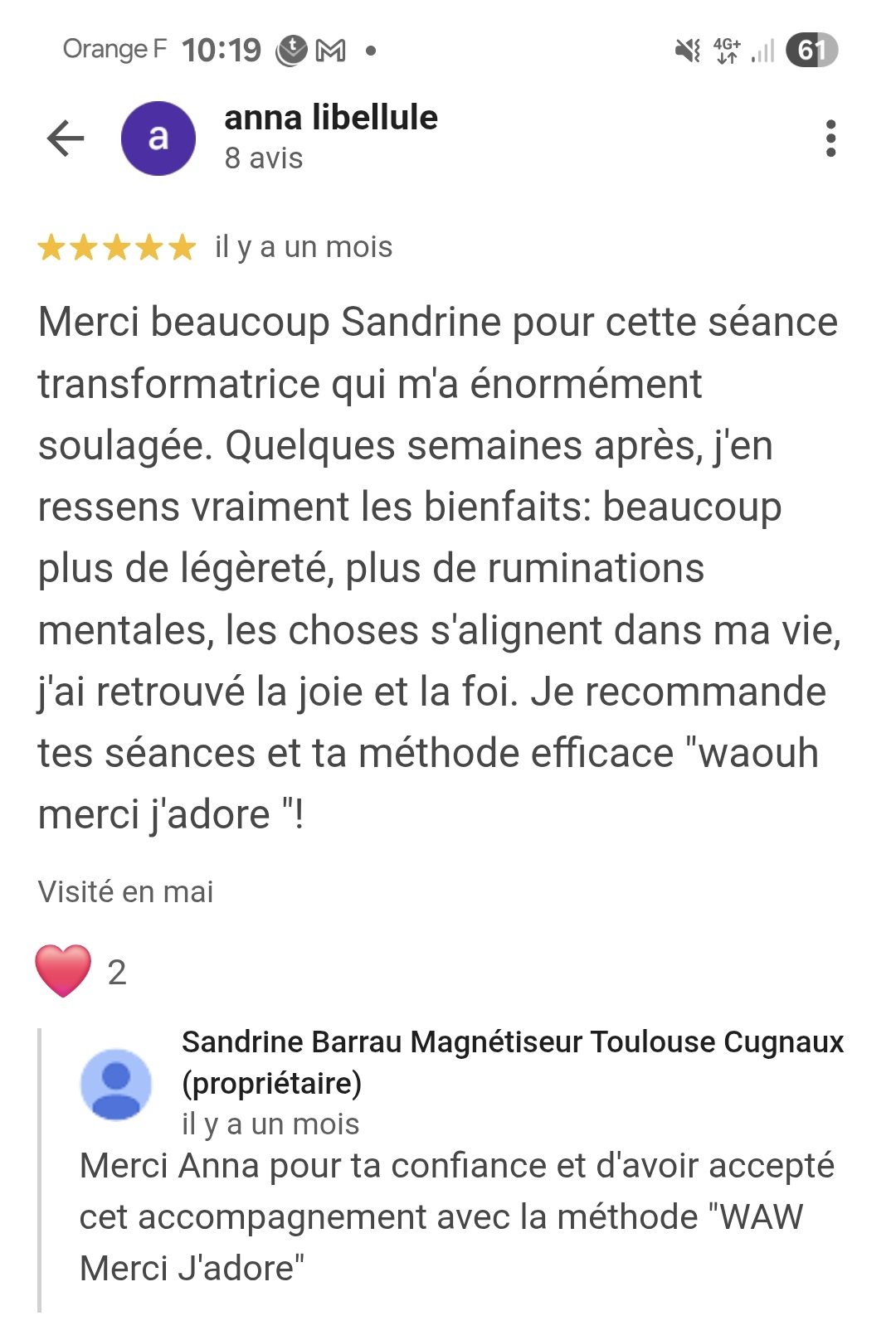 Anne Calvez WAW2 légèreté mental alignement joie FOI
